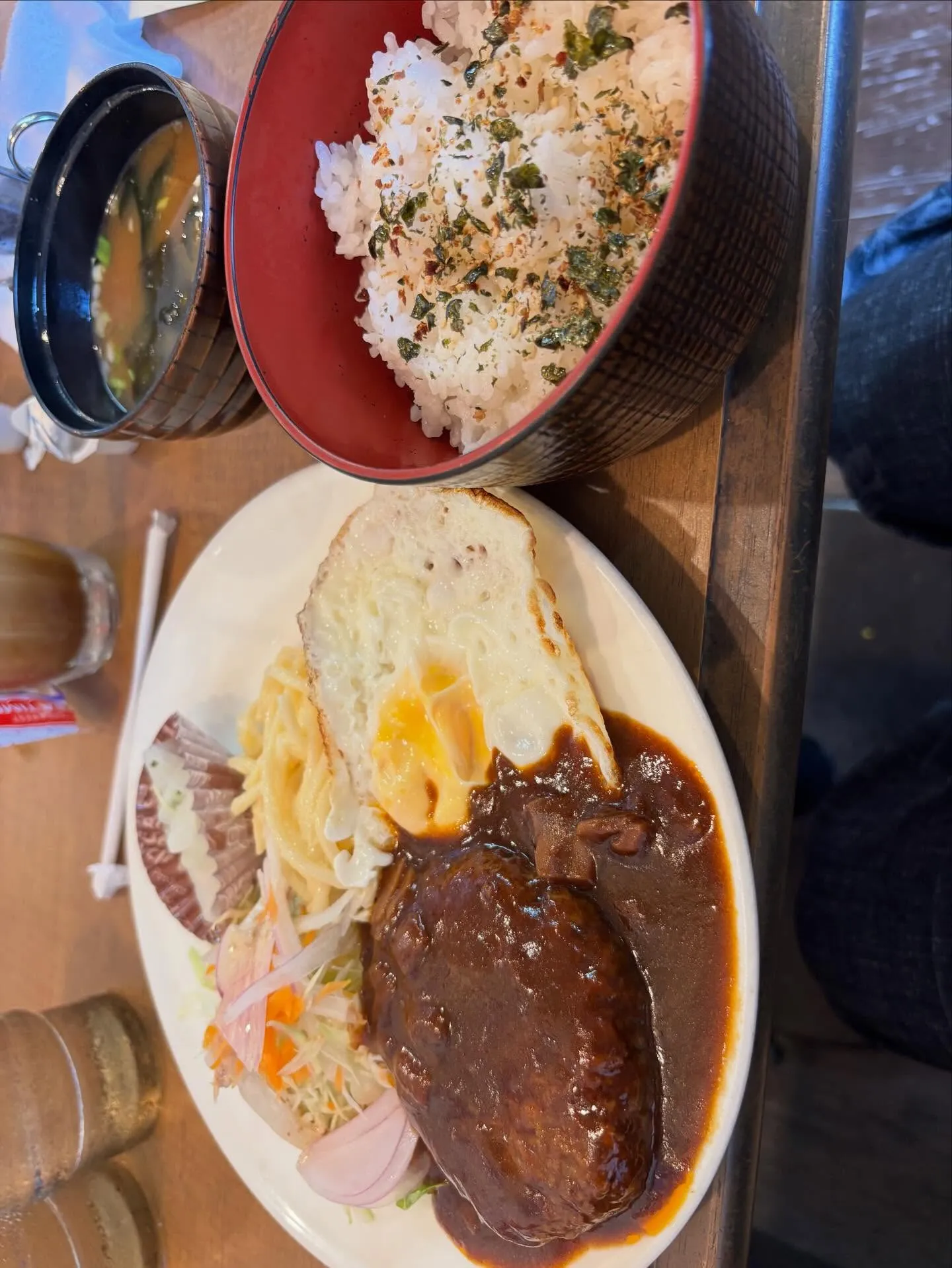 一日の終わりに安堵の瞬間。